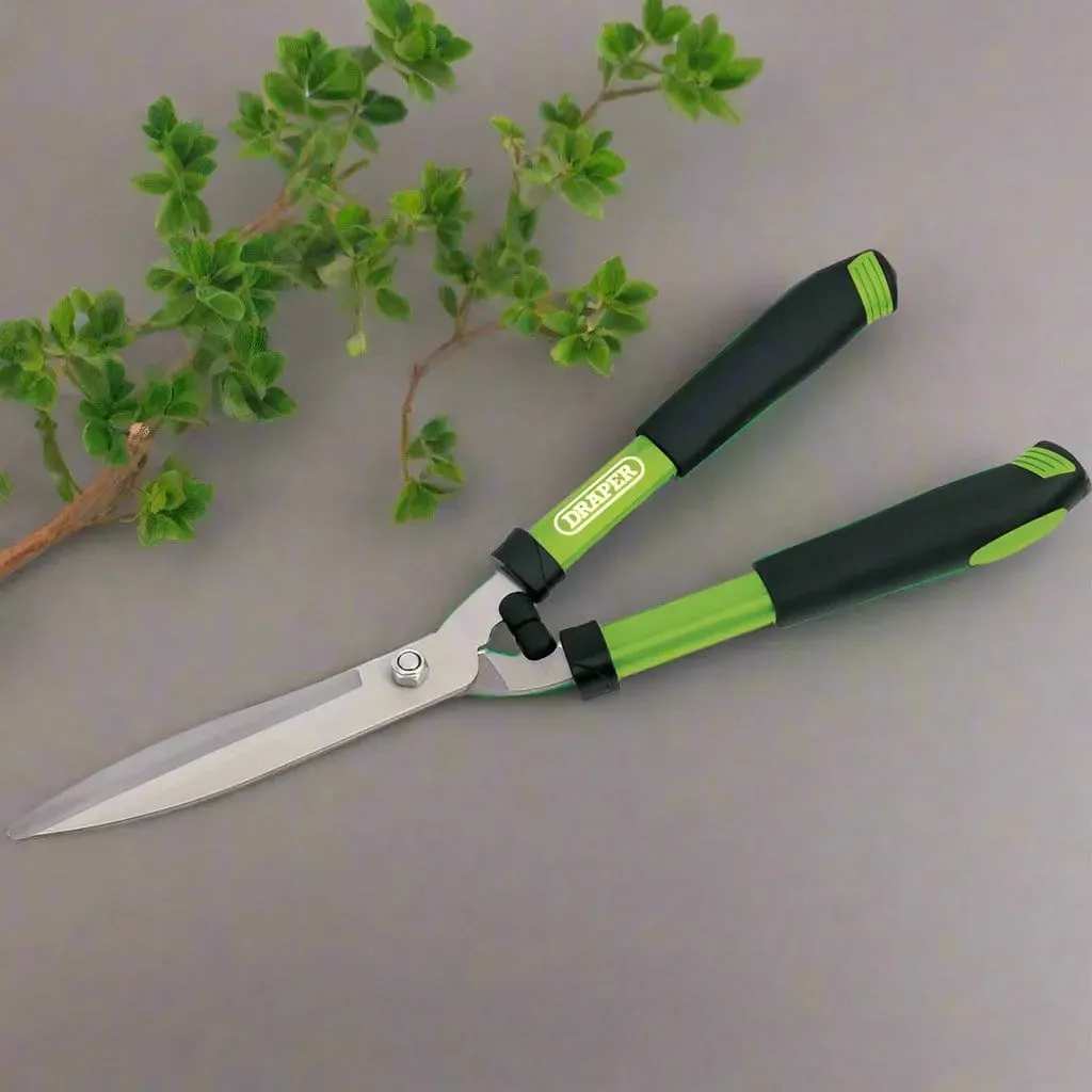 Garden Hedge Shears Draper 36800 Soft Grip Straight Edge 190mm Dr-36800