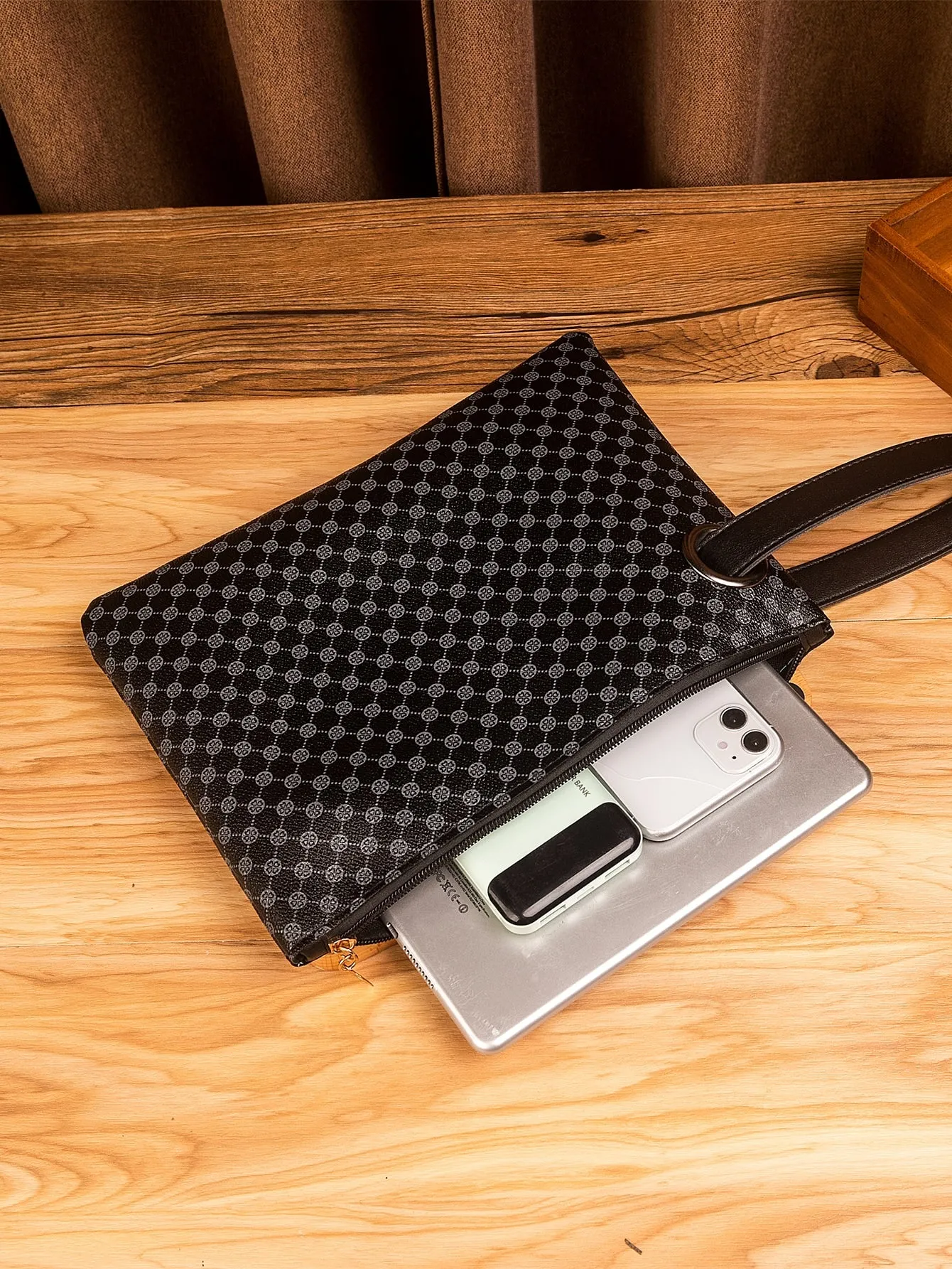 Geometric Graphic Square Bag