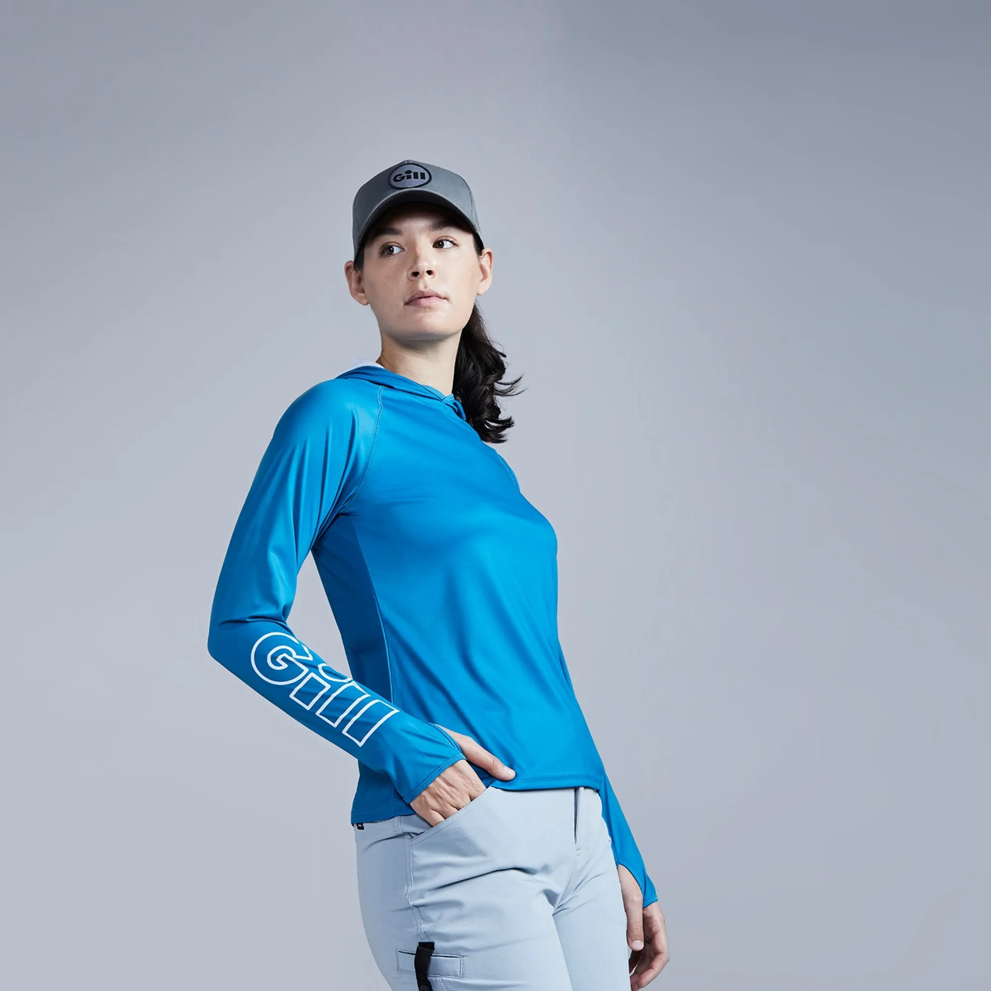 Gill Women's XPEL® Tec Hoodie - Pool Blue