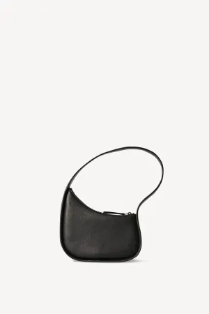 Half Moon Bag in Leather - Black
