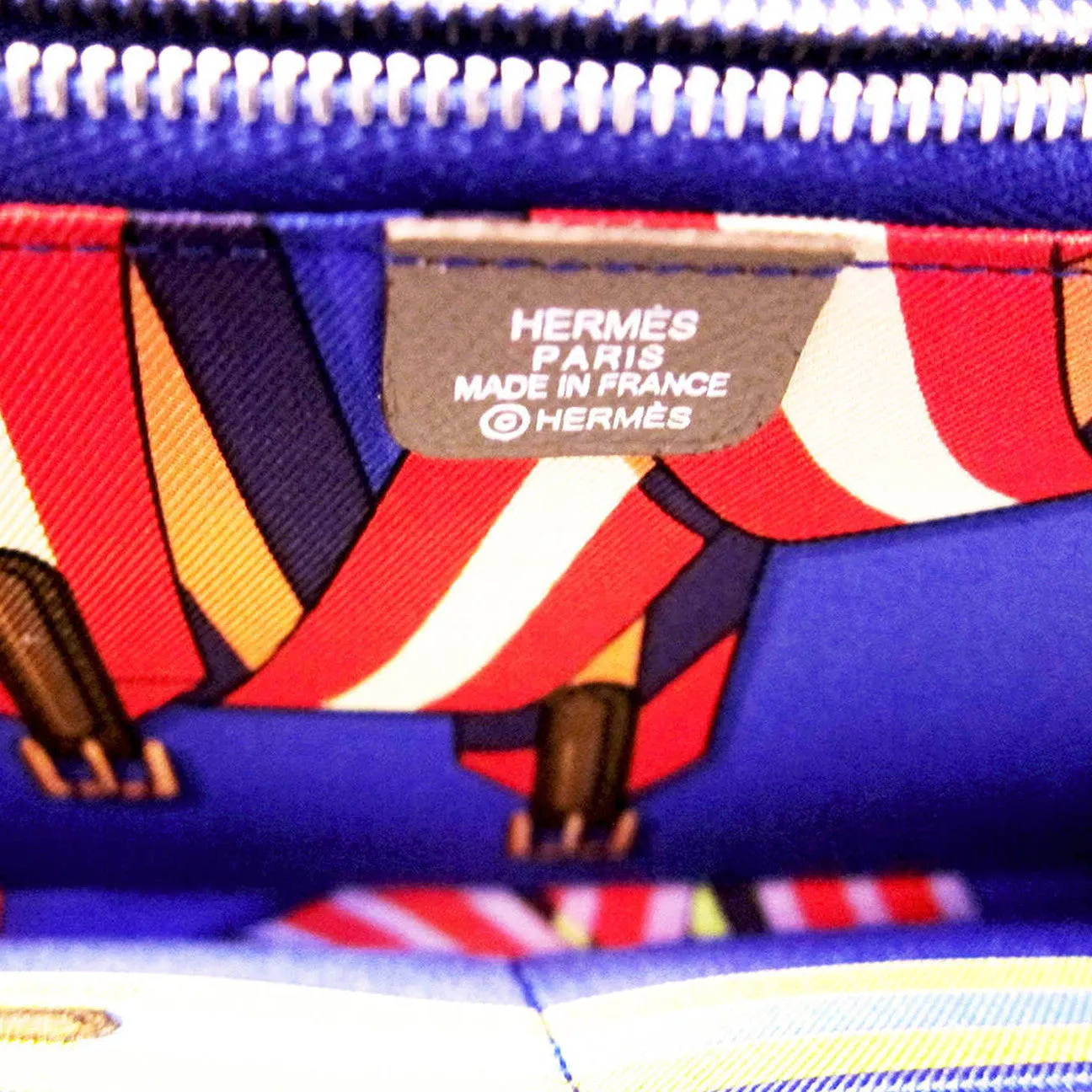 Hermes Etoupe Epsom Blue Electric Sangles Silk-In Azap Long Wallet Perfect Gift!