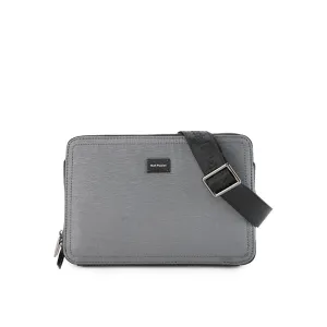 Hush Puppies Bags Pria Mario Clutch/Messenger Bag In Grey