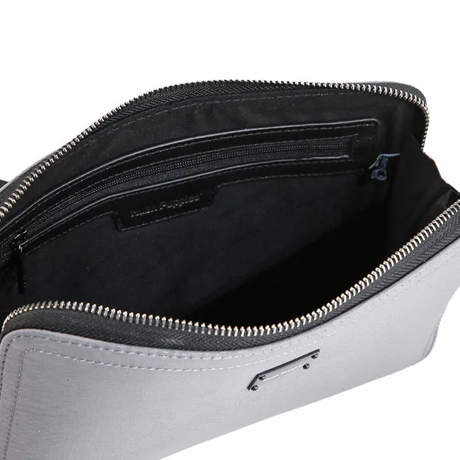 Hush Puppies Bags Pria Mario Clutch/Messenger Bag In Grey