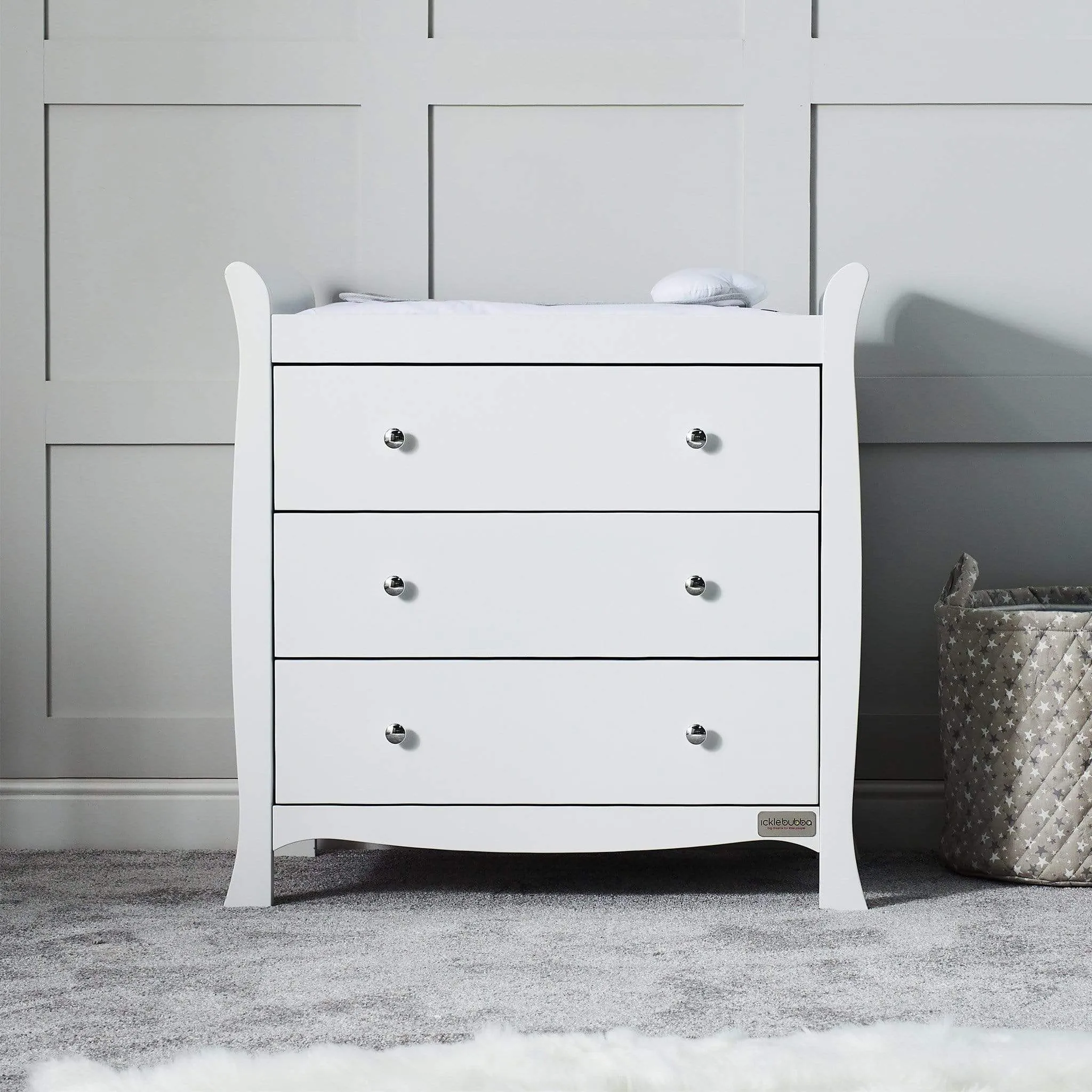 Ickle Bubba Snowdon 4 in 1 Mini 3 Piece Furniture Set - White