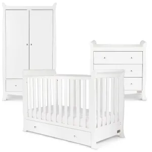 Ickle Bubba Snowdon 4 in 1 Mini 3 Piece Furniture Set - White