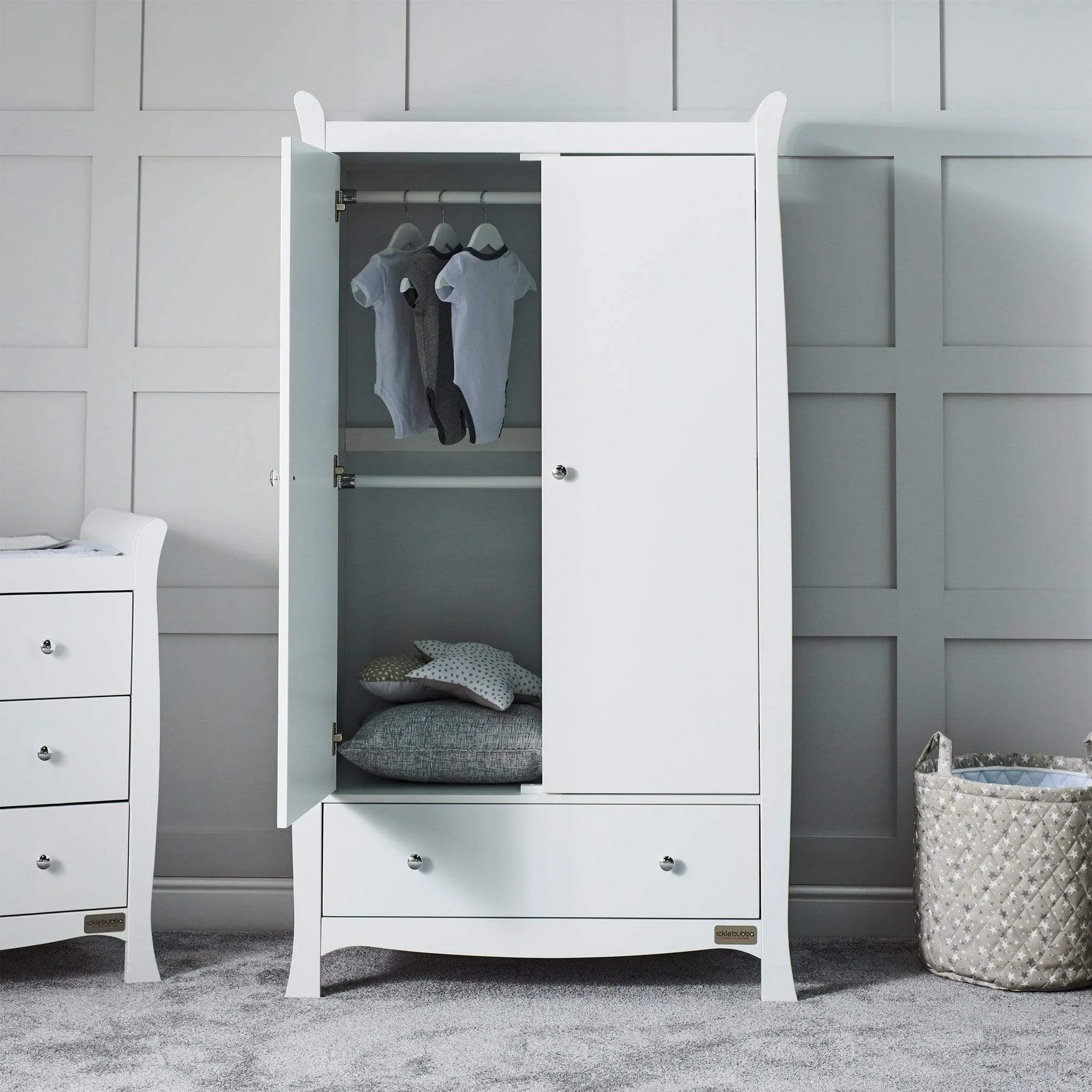 Ickle Bubba Snowdon 4 in 1 Mini 3 Piece Furniture Set - White