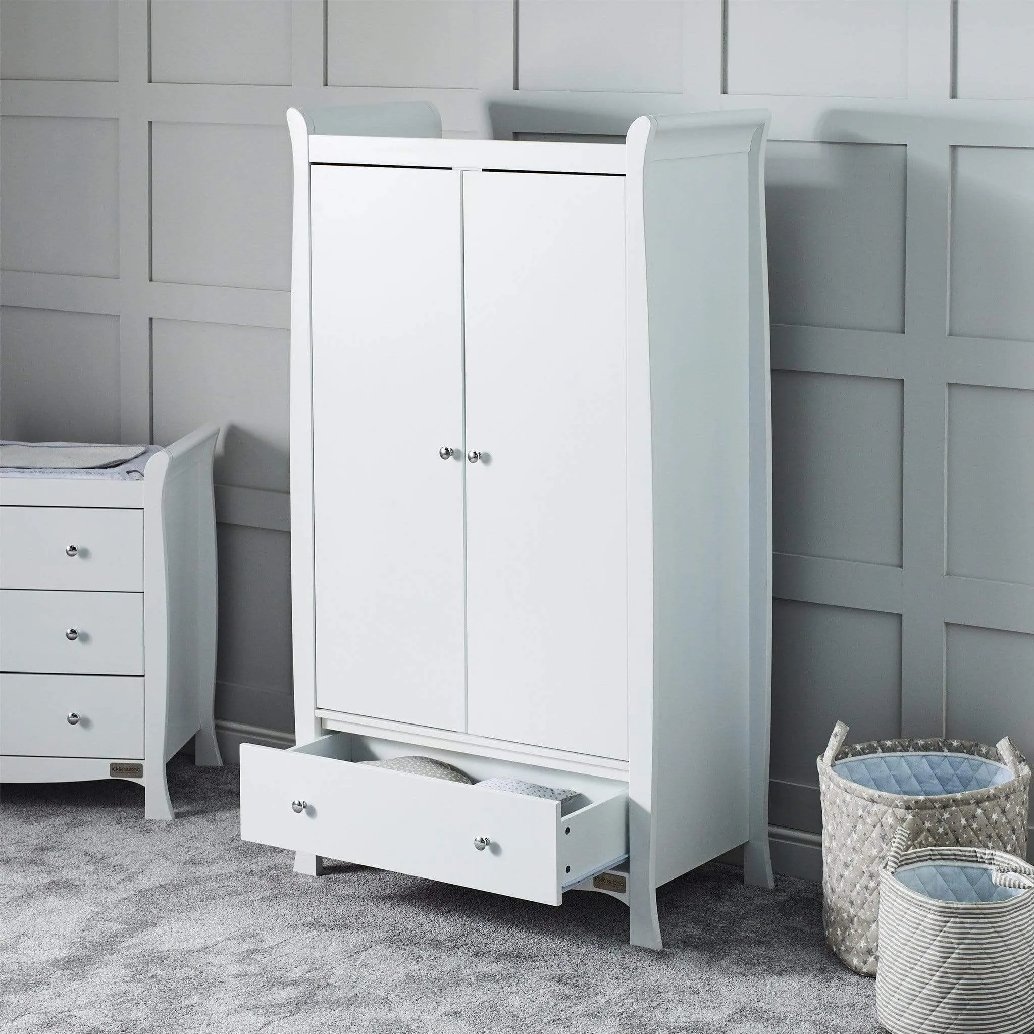 Ickle Bubba Snowdon 4 in 1 Mini 3 Piece Furniture Set - White