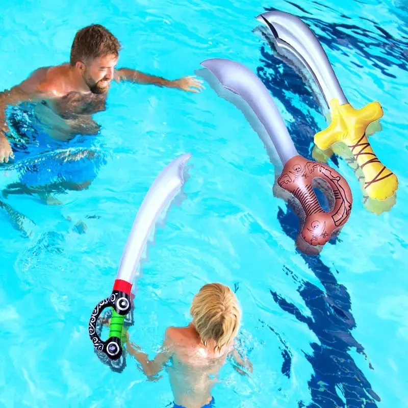 Inflatable Pirate Cutlass Sword Swimming Pool Play Toy