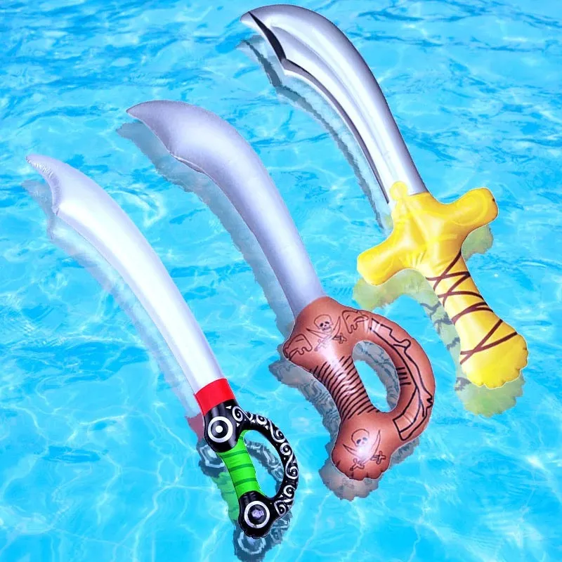 Inflatable Pirate Cutlass Sword Swimming Pool Play Toy