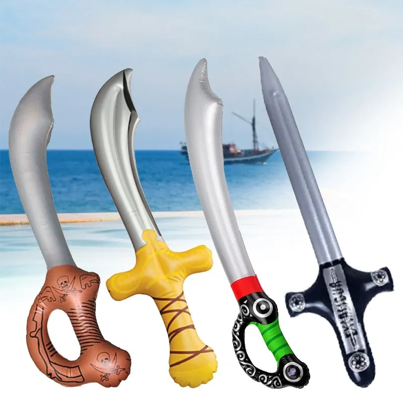 Inflatable Pirate Cutlass Sword Swimming Pool Play Toy