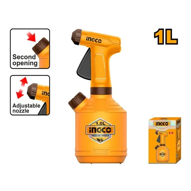 Ingco 1L Manual Pump Sprayer - HSPP30102
