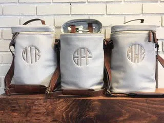 Insulated Wine Tote Bag for Two
