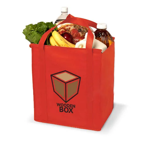 Insulated Zippered Reinforced Shopping Bag *Stocked in the USA*