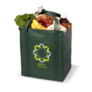 Insulated Zippered Reinforced Shopping Bag *Stocked in the USA*