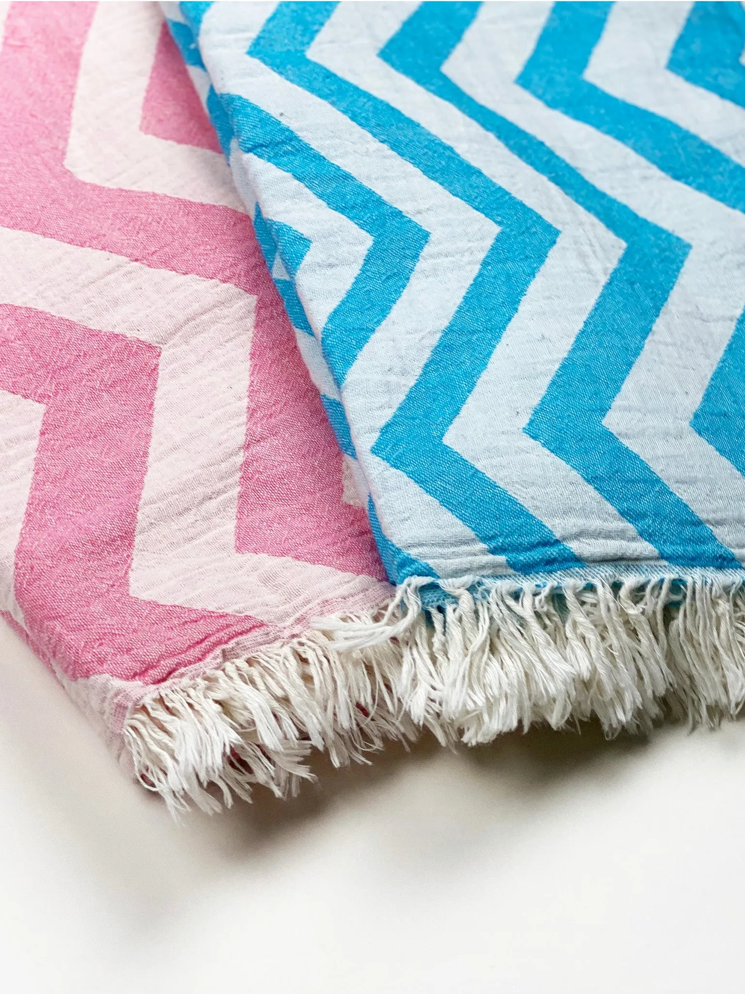 Ionian Chevron Double-Sided Beach Pestamel