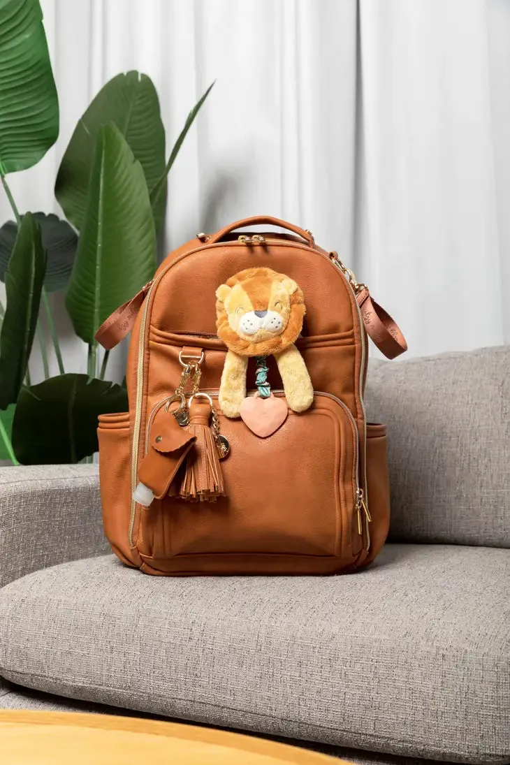 Itzy Ritzy - Boss Plus Diaper Bag Backpack - Cognac