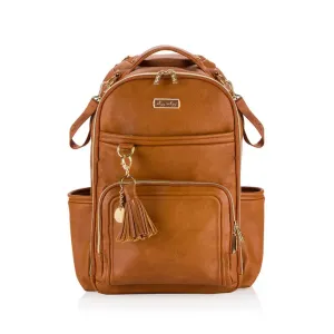 Itzy Ritzy - Boss Plus Diaper Bag Backpack - Cognac