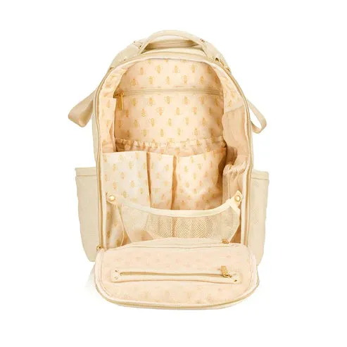 Itzy Ritzy - Boss Plus Diaper Bag Backpack - Milk and Honey