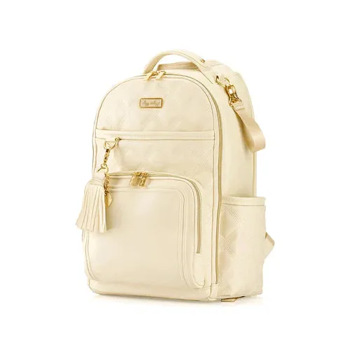 Itzy Ritzy - Boss Plus Diaper Bag Backpack - Milk and Honey