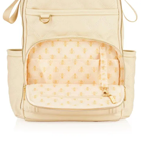 Itzy Ritzy - Boss Plus Diaper Bag Backpack - Milk and Honey