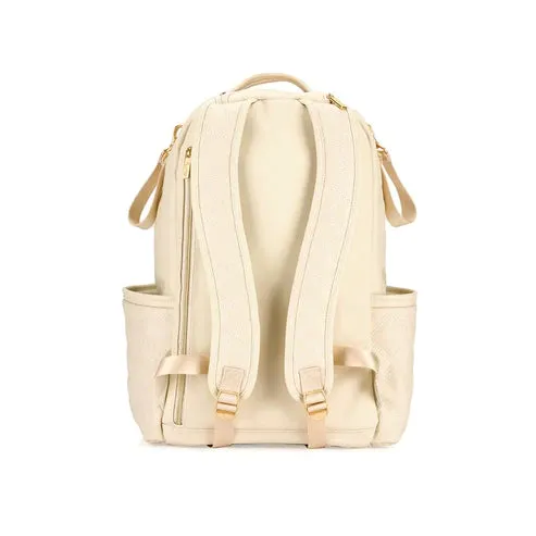 Itzy Ritzy - Boss Plus Diaper Bag Backpack - Milk and Honey