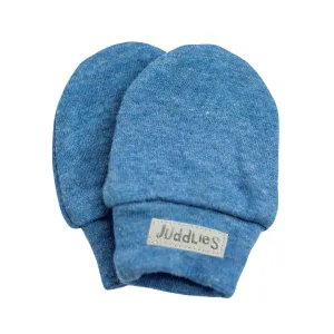 Juddlies - Breathe Eze Scratch Mitts - Denim Fleck