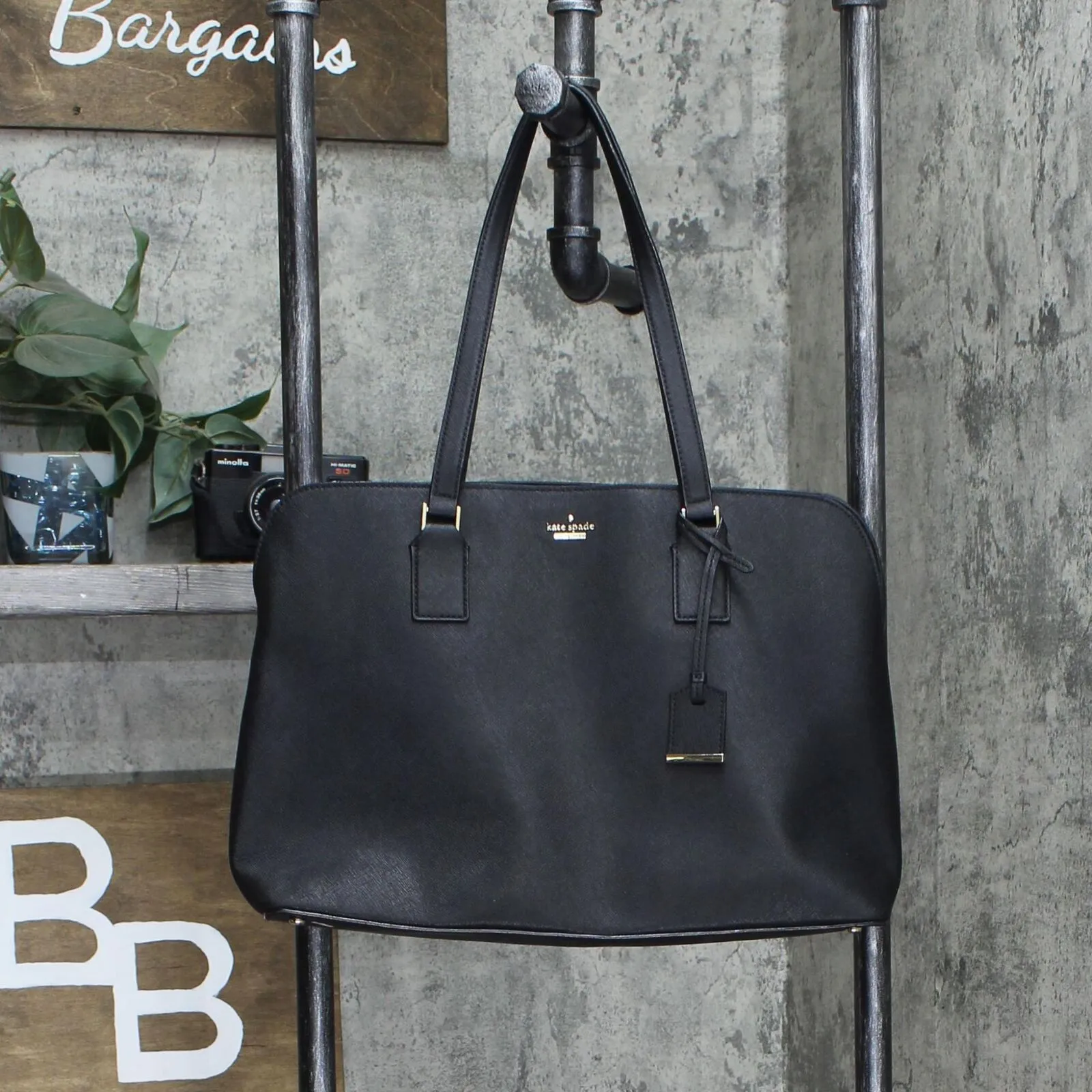 Kate Spade New York Cameron Street Marybeth Large Satchel Handbag Black
