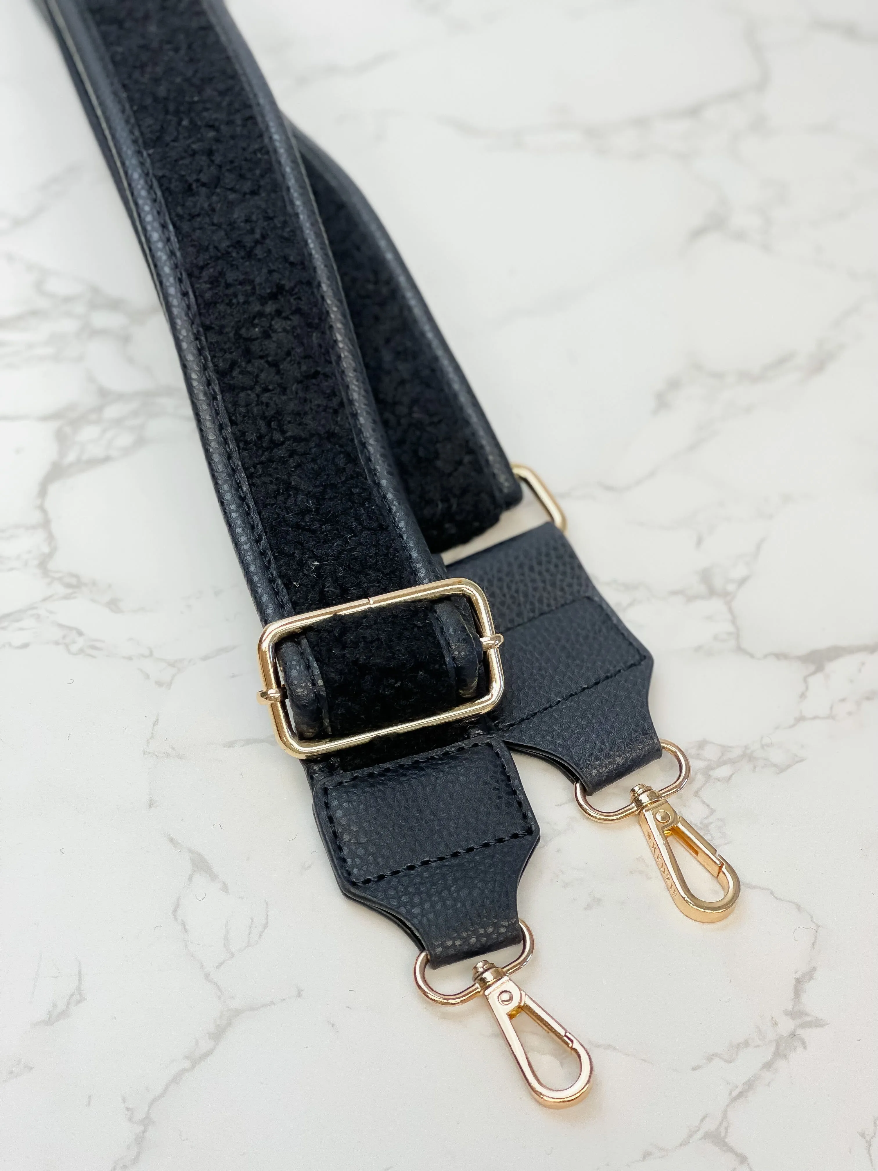 Kedzie Interchangeable Strap - Black Sherpa