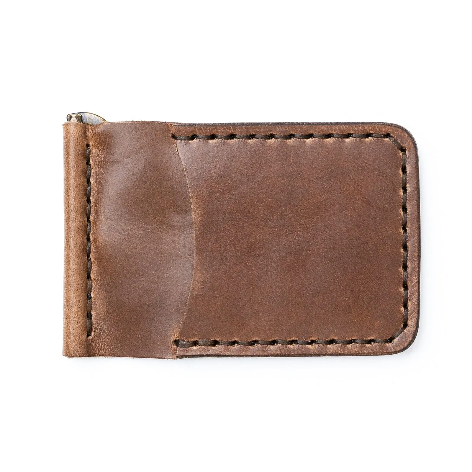 Leather Money Clip Wallet