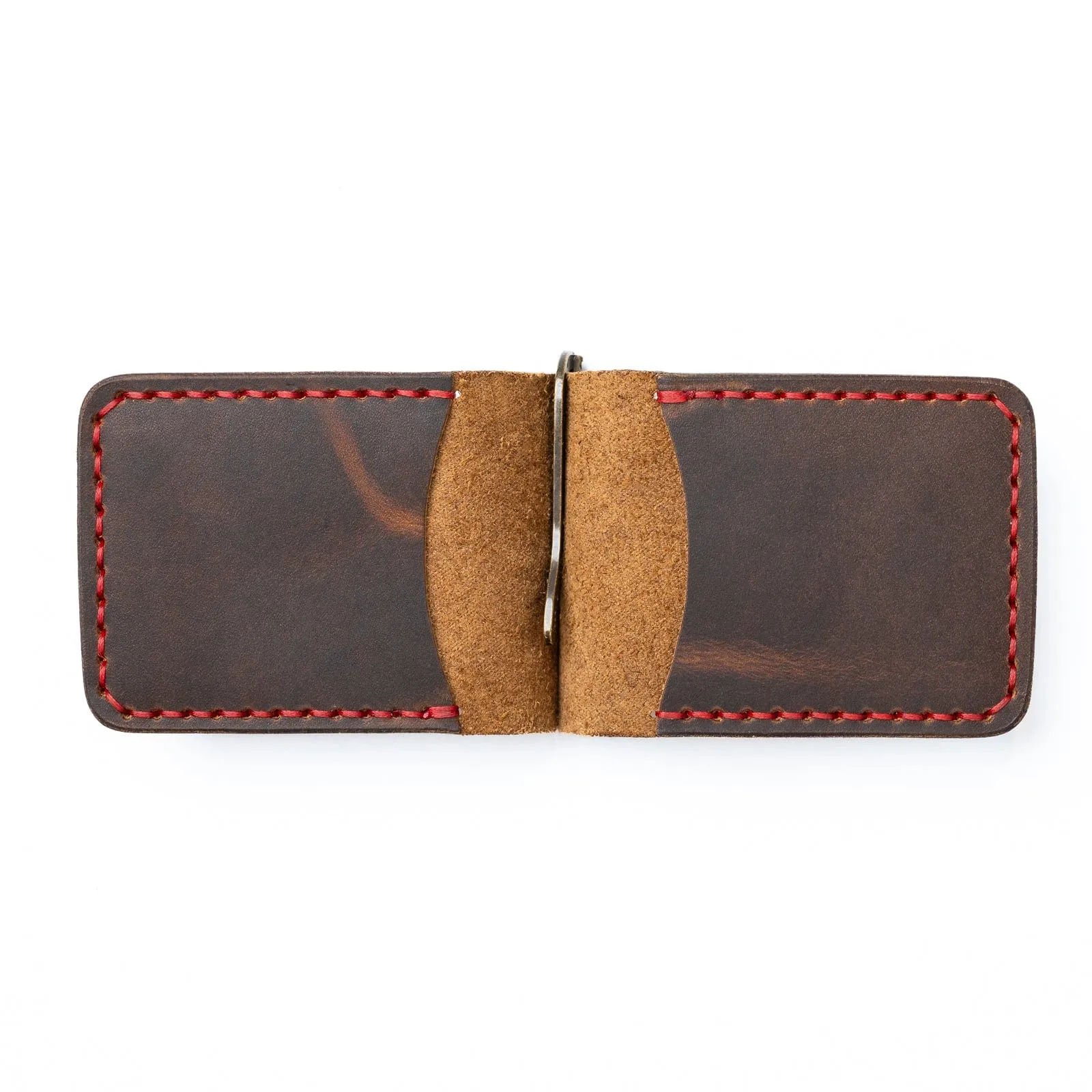 Leather Money Clip Wallet