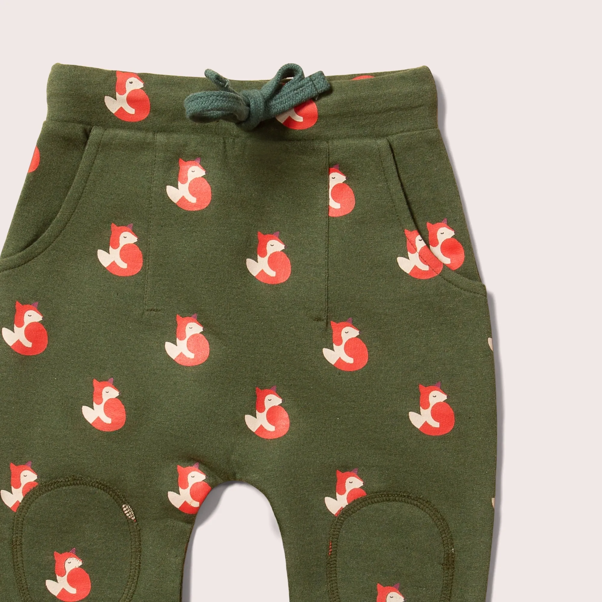 Little Fox Knee Patch Comfy Joggers
