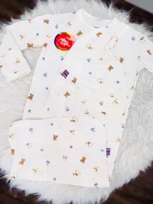 Lullaby Lane Modal Magnetic Cozy Sleeper Gown   Hat Set