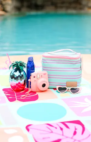 Lunch Box (Mint Stripe) - Boss Babe - Packs of 4