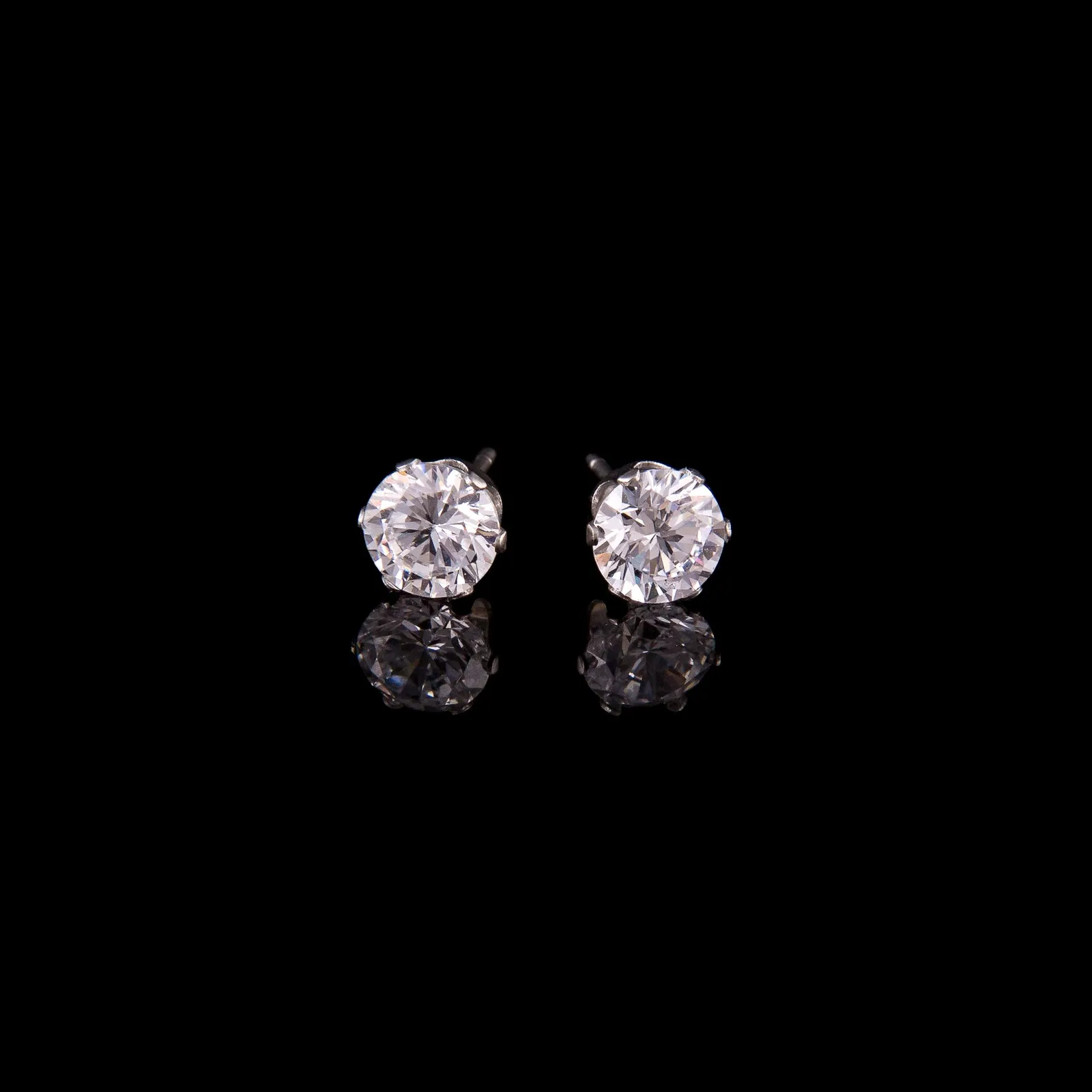 Mad Ally Diamante Stud Earrings