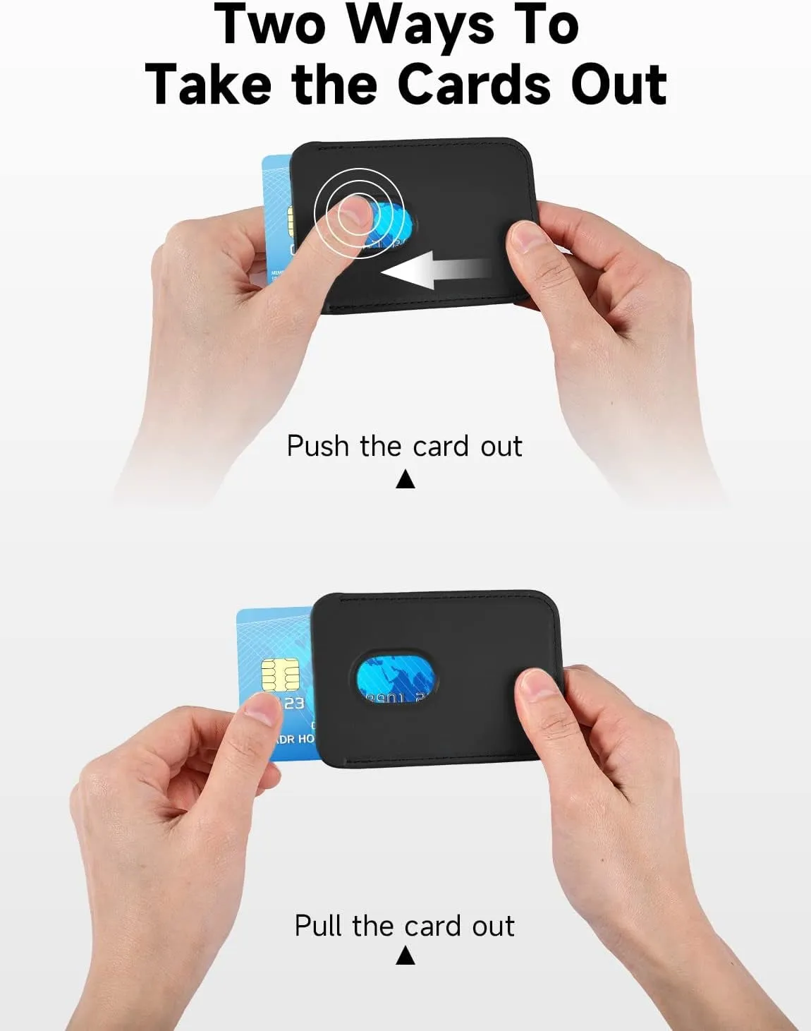 Magnetic Wallet Card Holder with Magsafe for Iphone Series - Midnight