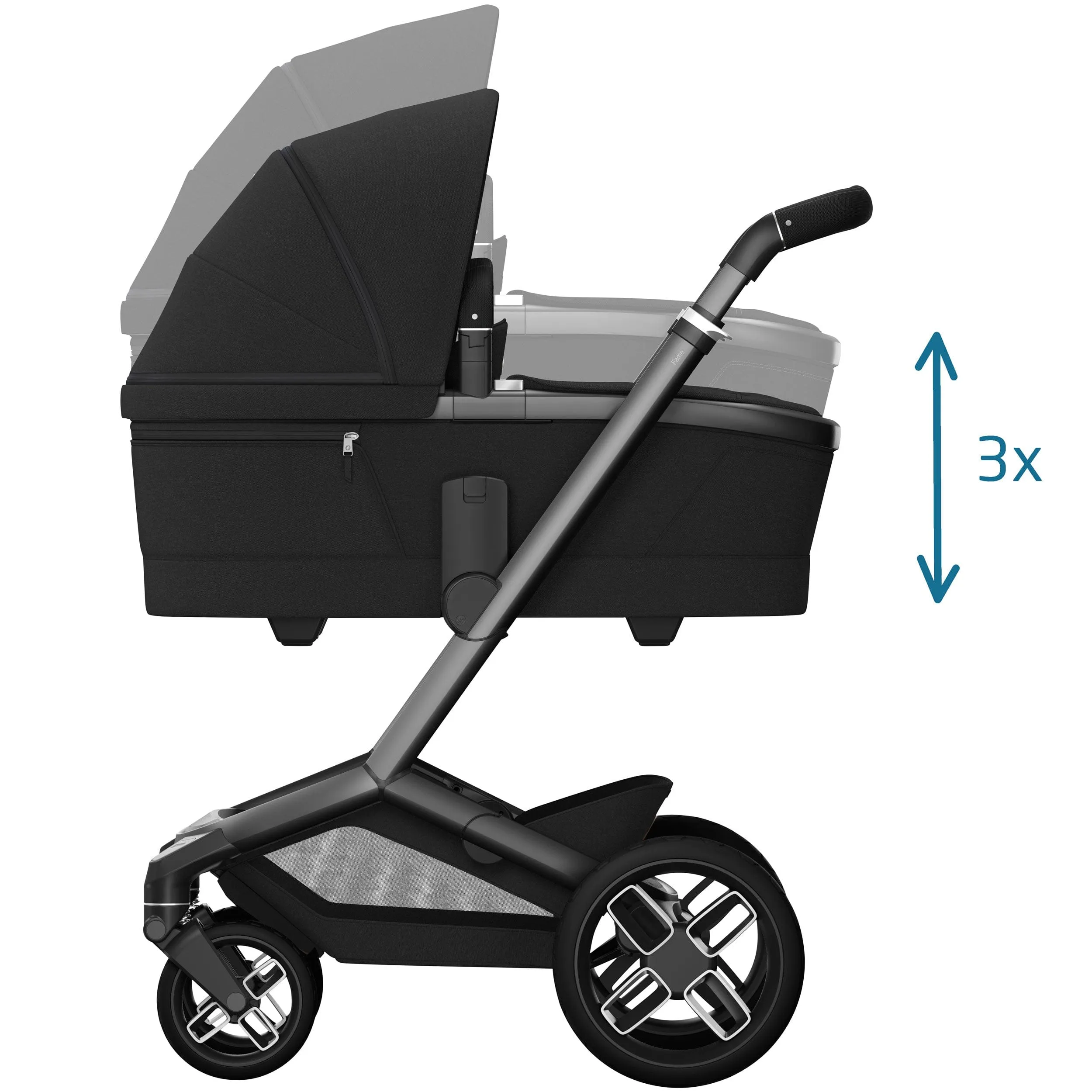 Maxi-Cosi FAME 9 Piece Premium Bundle in Twillic Black