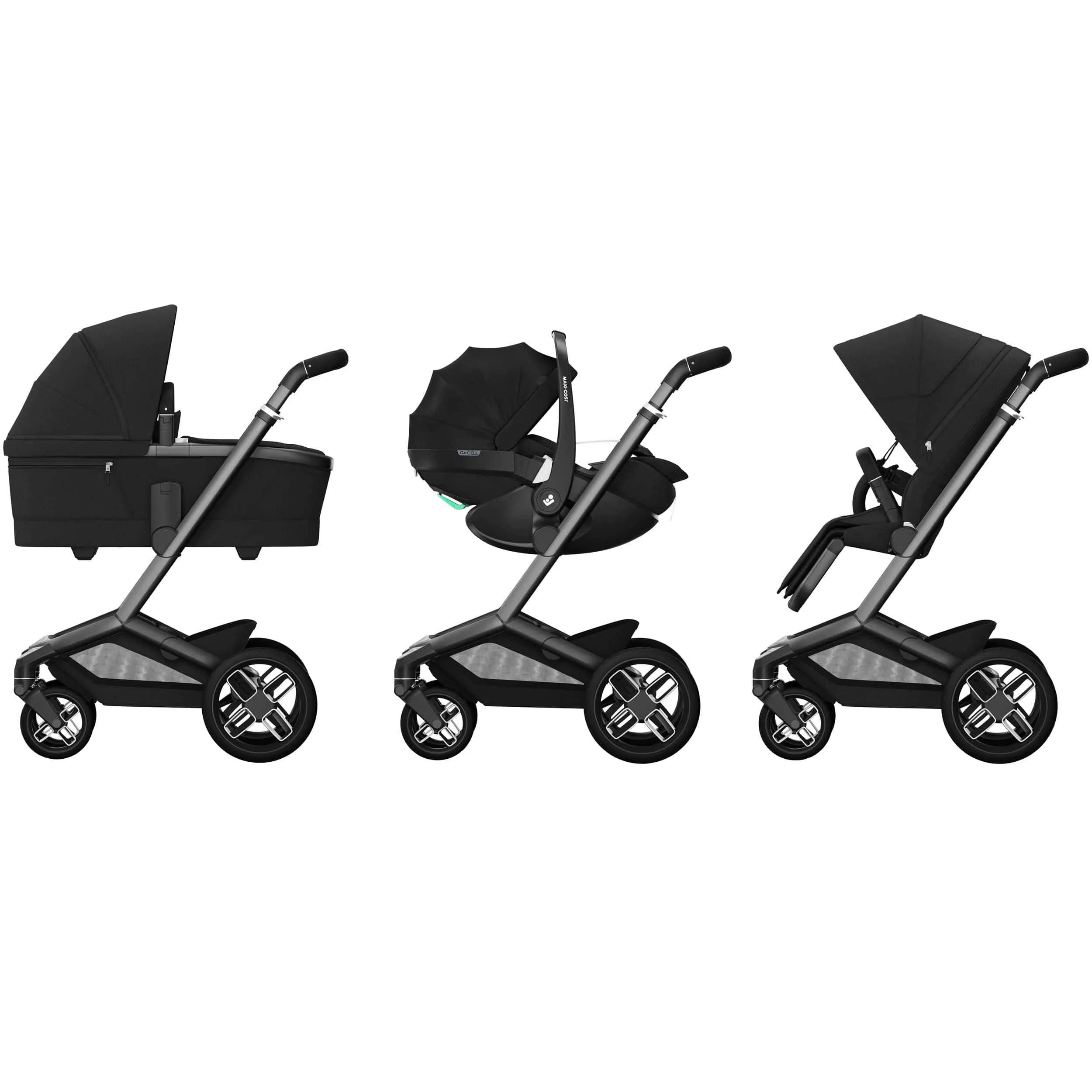 Maxi-Cosi FAME 9 Piece Premium Bundle in Twillic Black