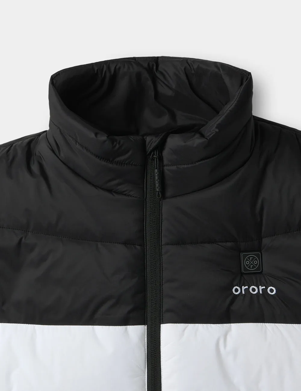 Men's Classic Heated Vest - Black & White