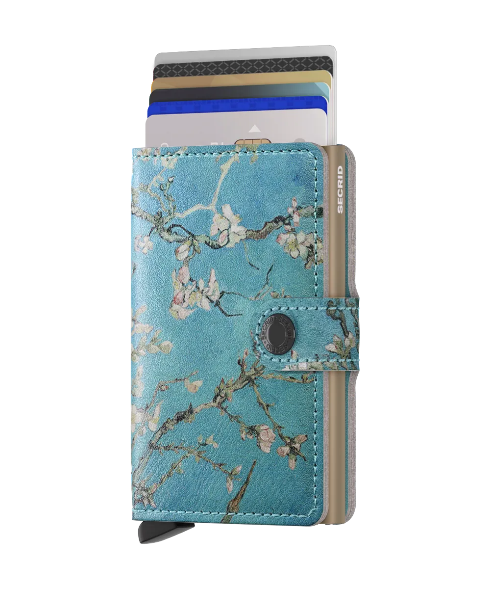 Miniwallet Art Almond Blossom RFID Secure Vincent Van Gogh