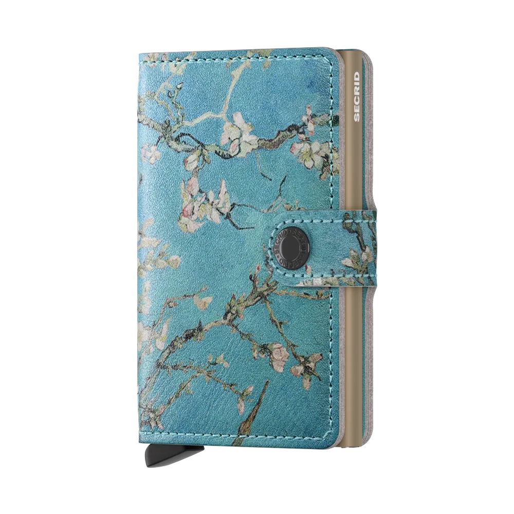 Miniwallet Art Almond Blossom RFID Secure Vincent Van Gogh