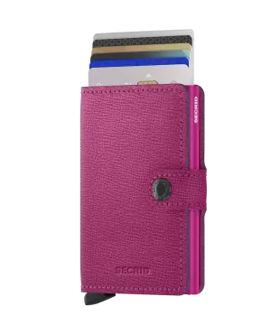 Miniwallet Crisple Fuchsia RFID Secure