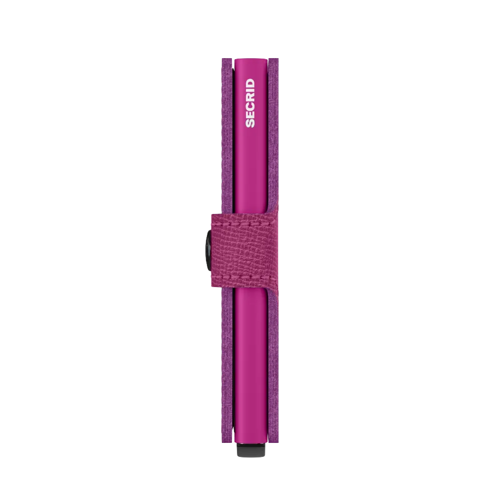 Miniwallet Crisple Fuchsia RFID Secure
