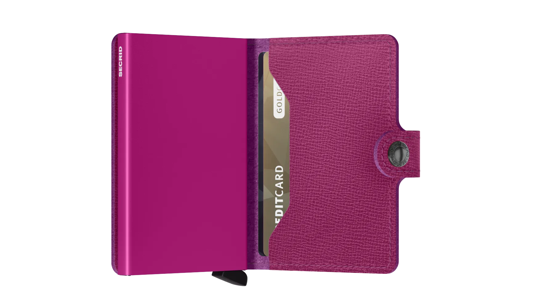 Miniwallet Crisple Fuchsia RFID Secure