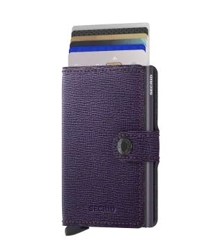 Miniwallet Crisple Purple RFID Secure