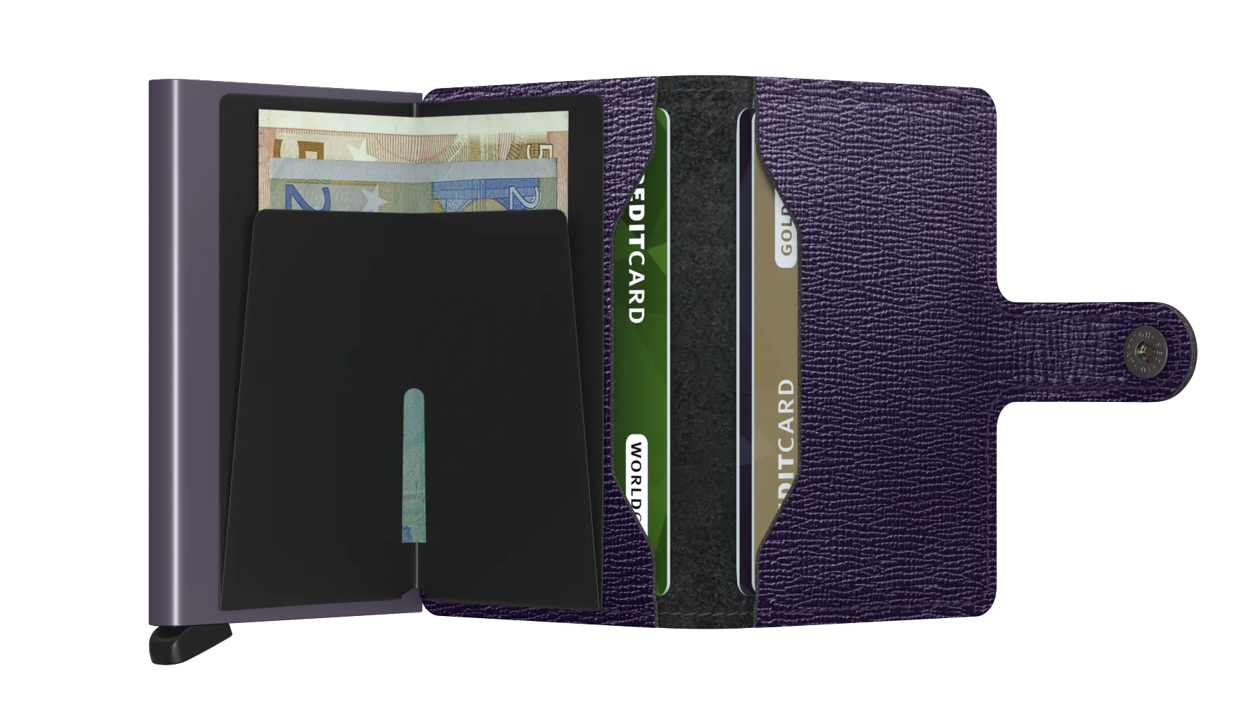 Miniwallet Crisple Purple RFID Secure