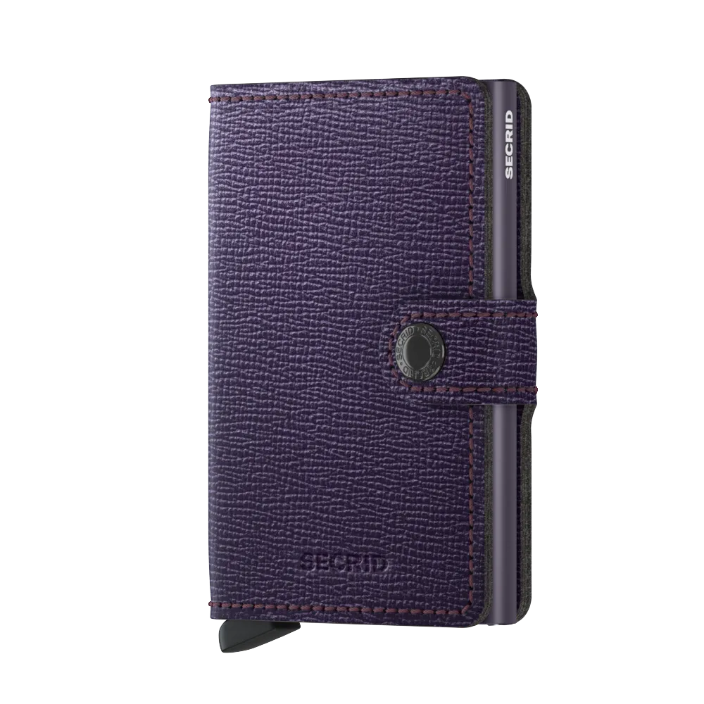 Miniwallet Crisple Purple RFID Secure