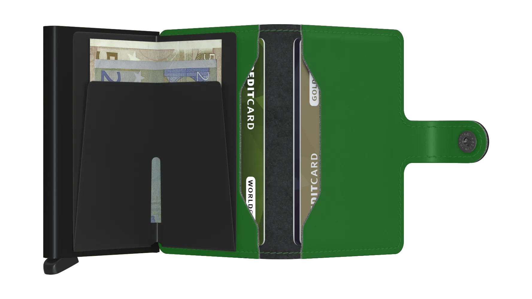 Miniwallet Matte Bright Green FRID Secure