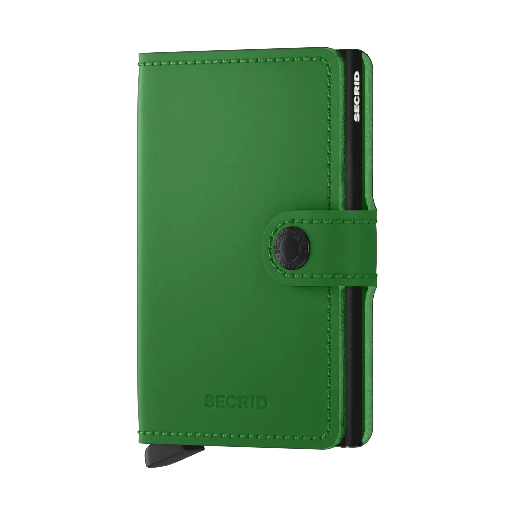Miniwallet Matte Bright Green FRID Secure