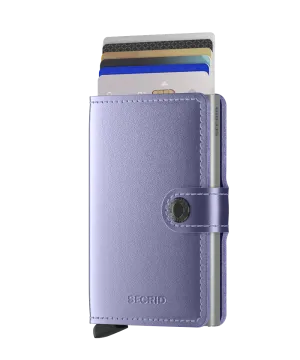 Miniwallet Metallic Lila RFID Secure
