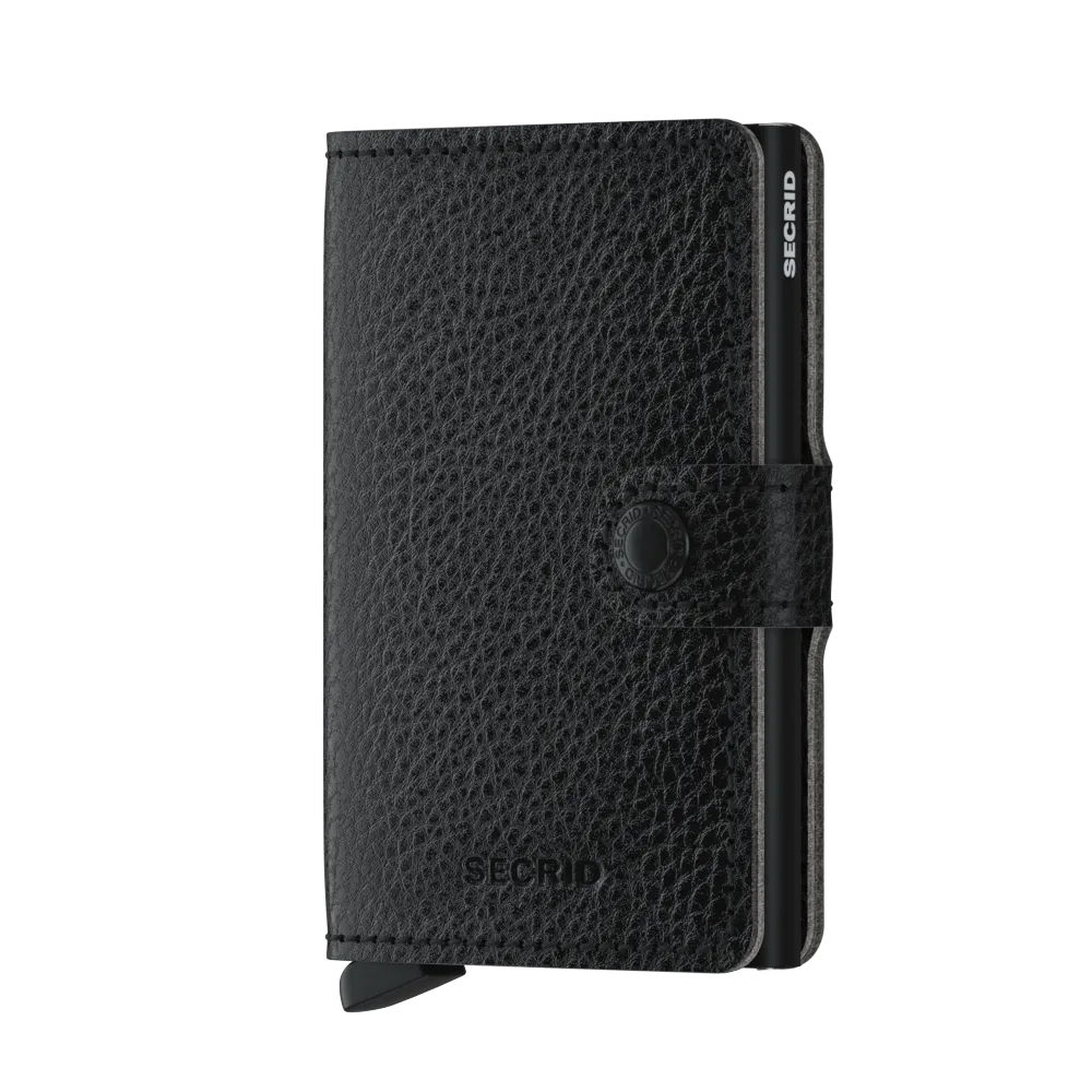 Miniwallet Veg Black RFID Secure
